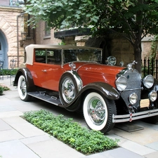 Packard 1929, motor car, Retro