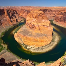 canyon, River