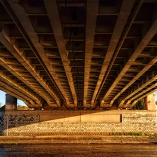 River, guard, St. Rocha, Poznań, bridge