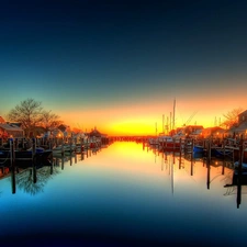 Great Sunsets, Harbour, River