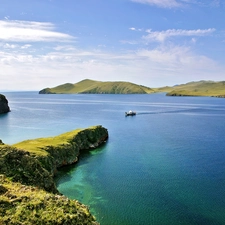 Russia, Baikal, rocks, lake