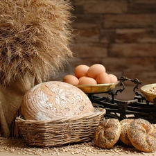 Roll, grains, cereals, bread, Ears