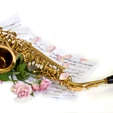 roses, saxophone, Tunes