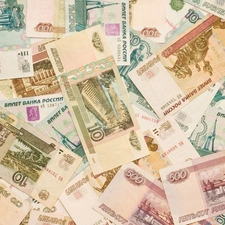 bills, rubles
