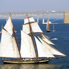 sailing, sea, regatta