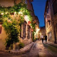 Houses, Saint Remy De Provence, France, Street