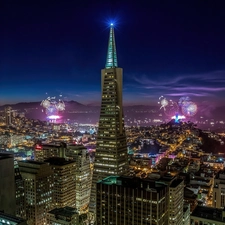 San Francisco, fireworks