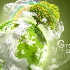 sapling, Green, Planet