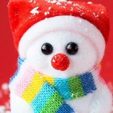 Scarf, Snowman, Beatyfull