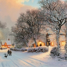 Winter, scenery