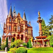 Germany, Castle, Schloss Drachenburg