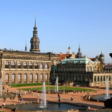 palace, Germany, Schloss Zwinger, Dresden