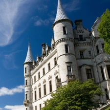 Scotland, Castle, Dunrobin