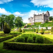 Scotland, Garden, Dunrobin