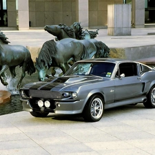 bloodstock, Mustang GT500, sculpture