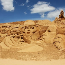 sand, Sculpture
