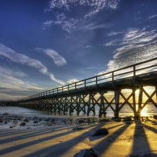 pier, sea