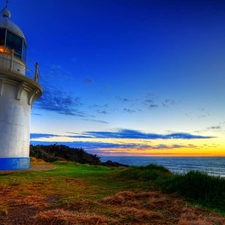 Great Sunsets, Lighthouses, sea