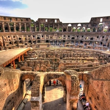 sightseeing, Coloseum, ruins