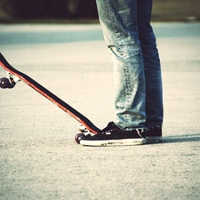 skate, legs, Boots