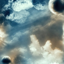 Sky, Planets, clouds