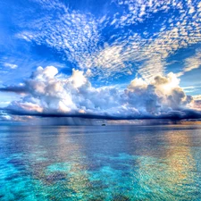 Sky, sea, clouds