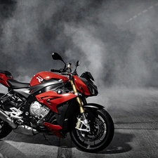 smoke, light, S1000R, 2014, BMW