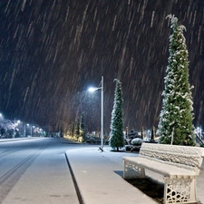 winter, incident, snow, Street