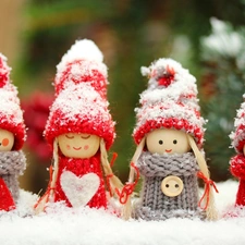 winter, dolls, Snow White