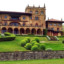 Spain, palace, Garden