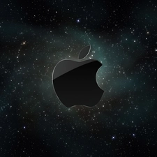 logo, Universe, star, Apple