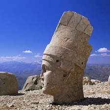 Statue monument, Mountains