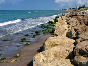 Stones, sea, Coast