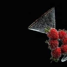 Bowl, strawberries