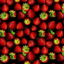 Red, strawberries