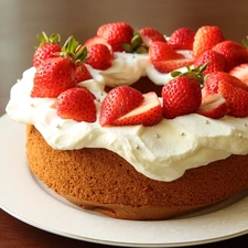 Cake, strawberry