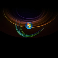 logo, color, streaks, windows