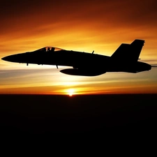 Military truck, west, sun, Jet