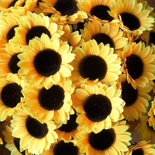 bouquet, sunflowers