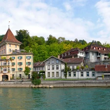 panorama, Untertorbruck, Switzerland, town