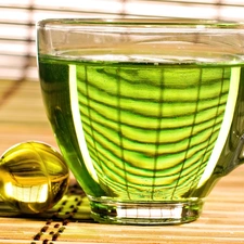 tea, cup, green