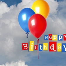 text, birthday, balloons