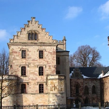 Castle, Reinhardsbrun, Thuringia, cloister