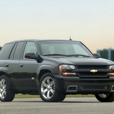 windows, Chevrolet Trialblazer, tinted