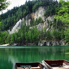 Adrspach, bed-rock, Town, Czech Republic