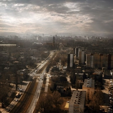 town, Sosnowiec, panorama