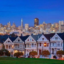 evening, San Francisco, Town