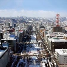 Town, Japan, Sapporo