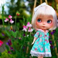 toy, doll, garden