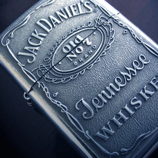 lighter, Jack Daniels, Toyota Silver